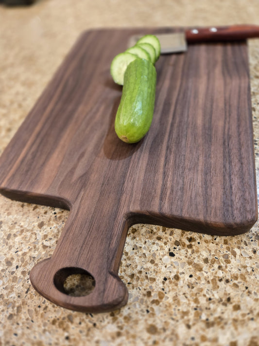 Face Grain Cutting Board with Handle