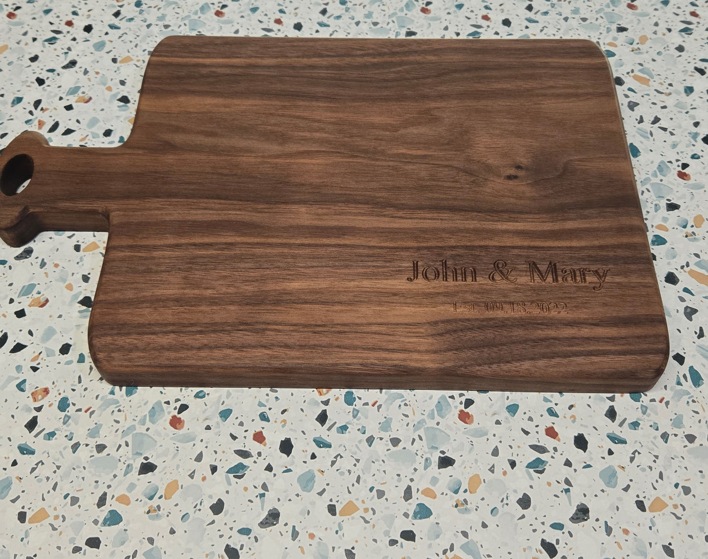 Face Grain Cutting Board with Handle