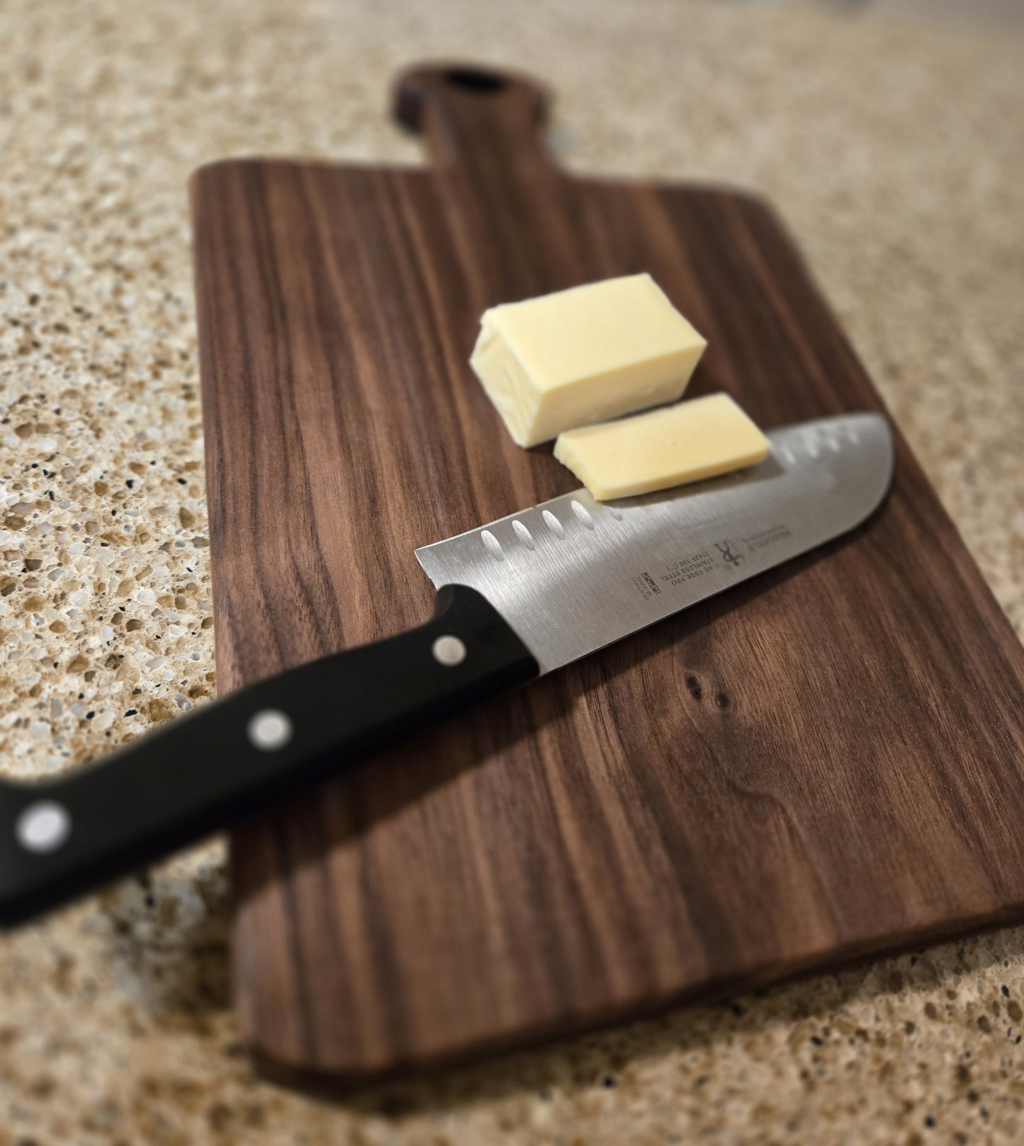Face Grain Cutting Board with Handle
