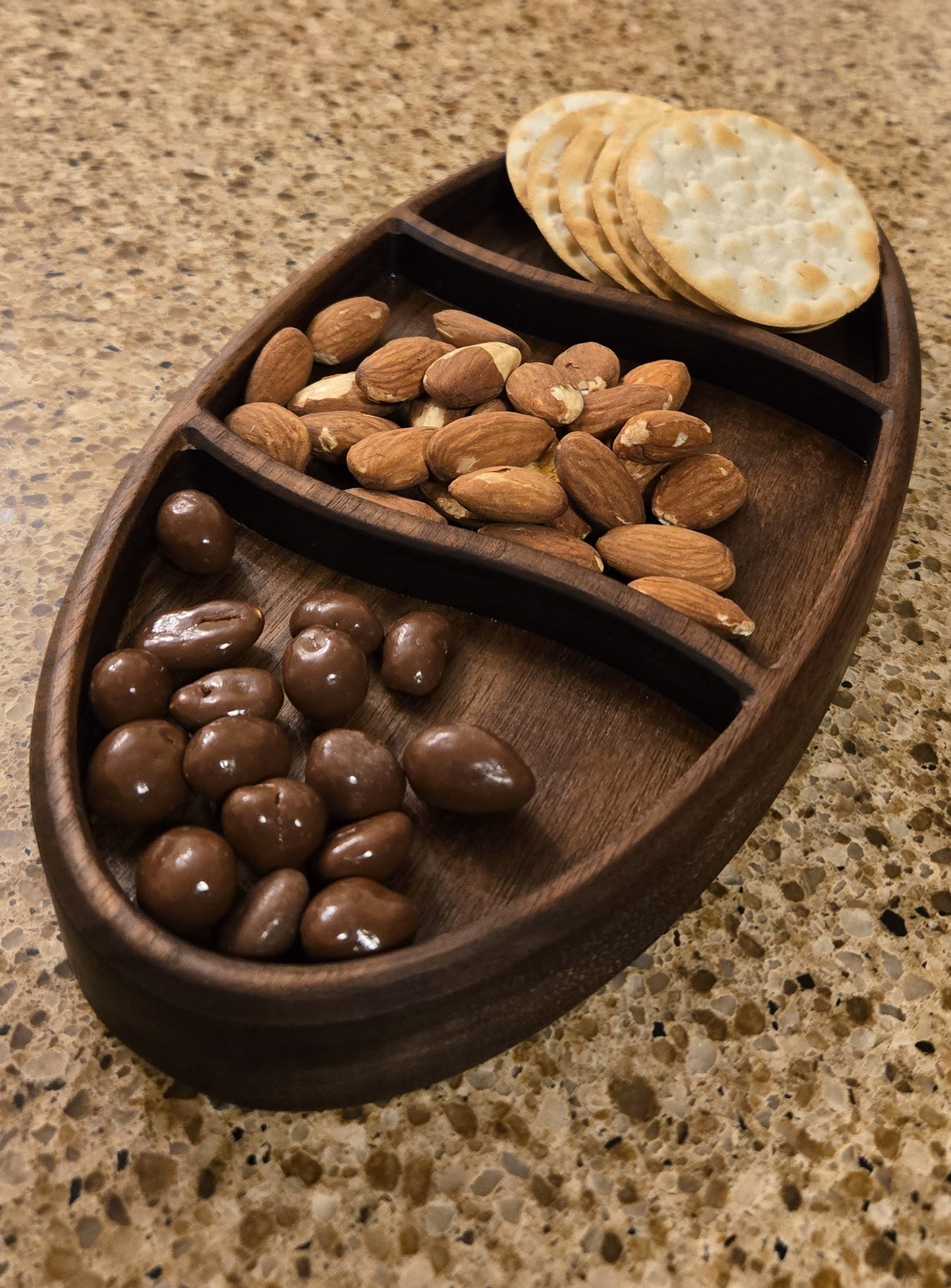 Handcrafted Walnut Serving Tray — 10" x 5"