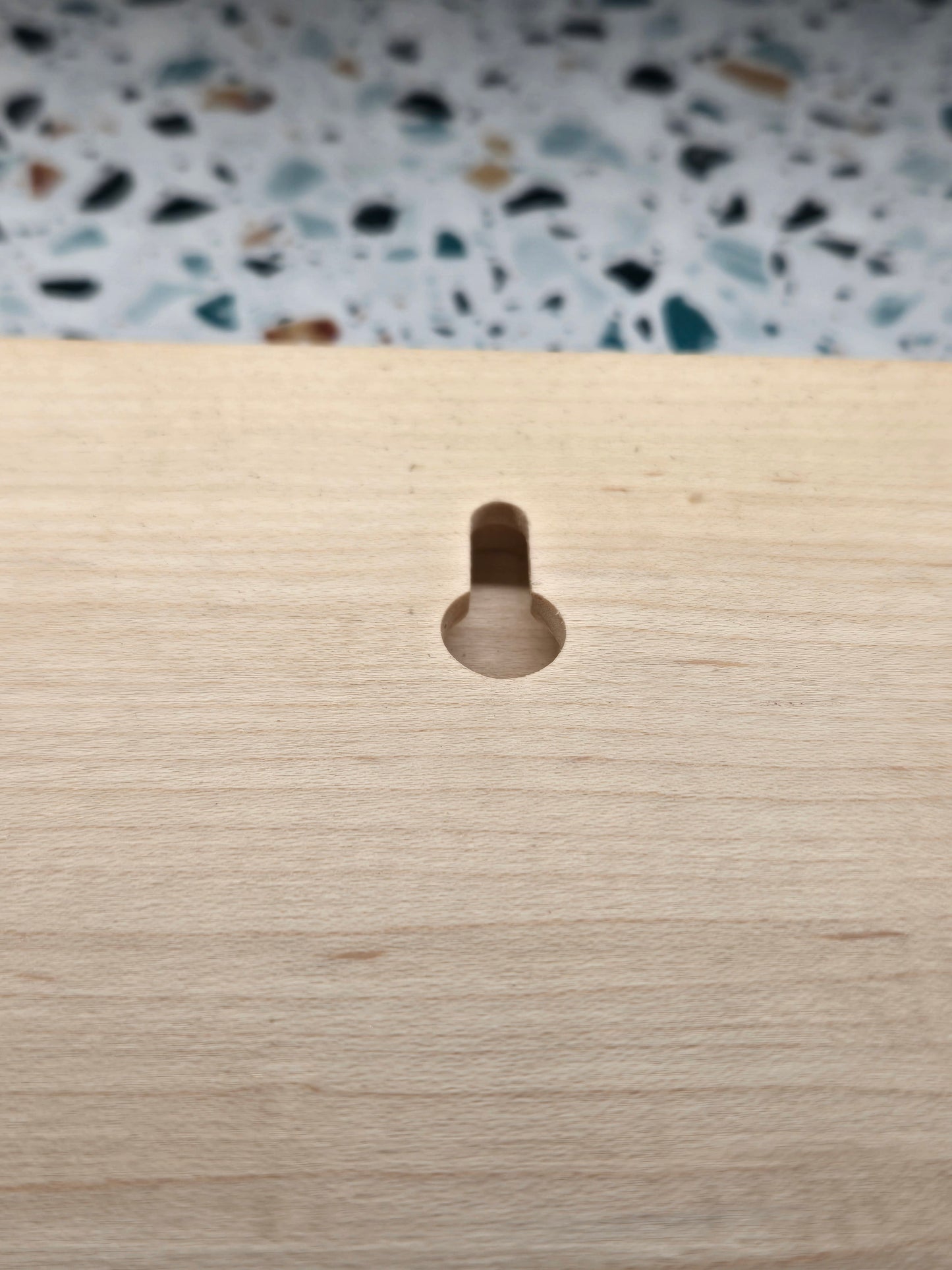 Faith & Family Solid Wood Cross Key Holder | Wall-Mounted Key Ring Organizer